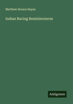 Cover Indian Racing Reminiscences