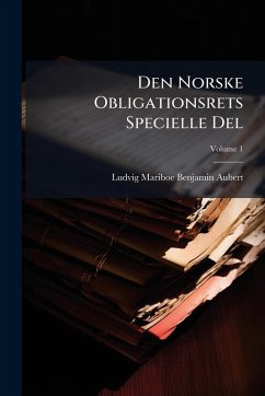 Cover Den Norske Obligationsrets Specielle Del