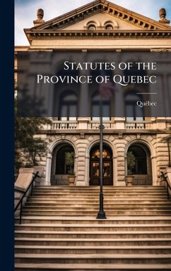 Cover Statutes of the Province of Quebec