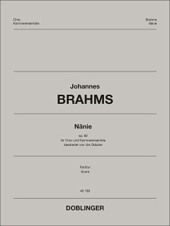 Cover Nänie op.82 für gem Chor und Kammerensemble Partitur