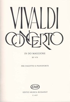 Cover Concerto in do maggiore per fagotto e pianoforte RV Bassoon and Piano