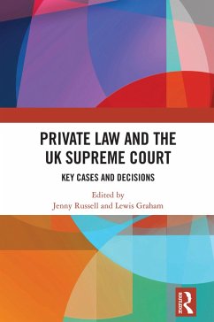 Cover Private Law and the UK Supreme Court (eBook, PDF)