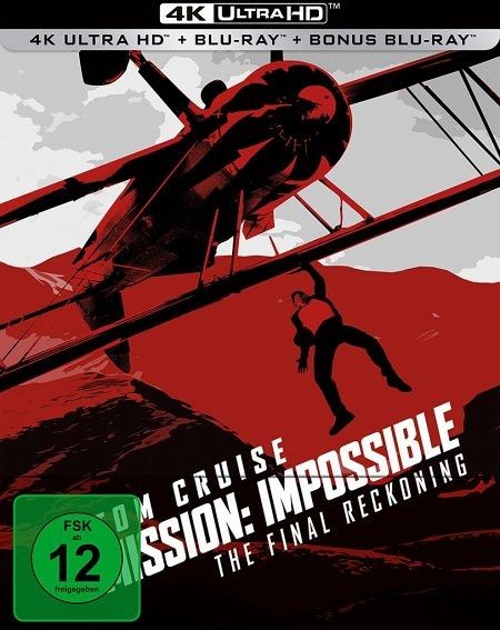 Mission: Impossible - The Final Reckoning – Limited Steelbook (4K UHD + Blu-ray + Bonus Blu-ray) Mission: Impossible - The Final Reckoning – Limited Steelbook (4K UHD + Blu-ray + Bonus Blu-ray)
