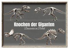 Knochen der Giganten - Dinosaurier im Porträt (Tischkalender 2026 DIN A5 quer), CALVENDO Monatskalender