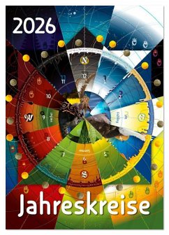 Jahreskreise (Tischkalender 2026 DIN A5 hoch), CALVENDO Monatskalender Jahreskreise (Tischkalender 2026 DIN A5 hoch), CALVENDO Monatskalender