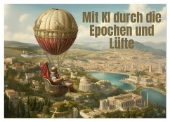 Cover Mit KI durch die Epochen und Lüfte (Wandkalender 2026 DIN A3 quer), CALVENDO Monatskalender