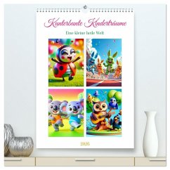 Kunterbunte Kinderträume (hochwertiger Premium Wandkalender 2026 DIN A2 hoch), Kunstdruck in Hochglanz Cover Kunterbunte Kinderträume (hochwertiger Premium Wandkalender 2026 DIN A2 hoch), Kunstdruck in Hochglanz
