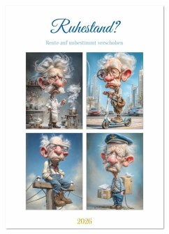 Ruhestand? (Tischkalender 2026 DIN A5 hoch), CALVENDO Monatskalender