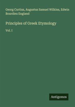 Cover Principles of Greek Etymology