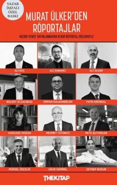 Cover Murat Ülkerden Röportajlar Ciltli