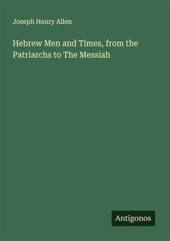 Cover Hebrew Men and Times, from the Patriarchs to The Messiah