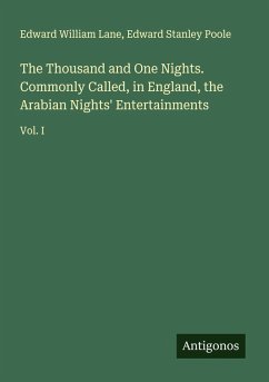 Cover The Thousand and One Nights. Commonly Called, in England, the Arabian Nights' Entertainments