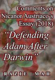 Comments on Nicanor Austriaco's Essay (2018) 