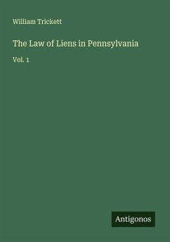 Cover The Law of Liens in Pennsylvania