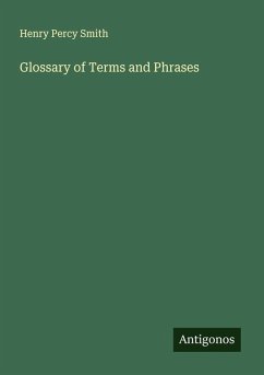Cover Glossary of Terms and Phrases