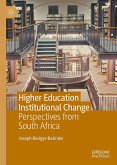 Higher Education Institutional Change Higher Education Institutional Change
