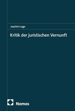Cover Kritik der juristischen Vernunft