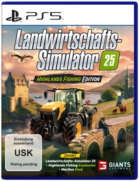 Landwirtschafts-Simulator 25: Highlands Fishing Ed (PlayStation 5) Landwirtschafts-Simulator 25: Highlands Fishing Ed (PlayStation 5)