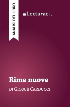 Cover Rime nuove - Giosuè Carducci (analisi del libro) (eBook, ePUB)
