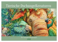 Tierische Dschungelkreaturen - Der Fantasie entsprungen (Wandkalender 2026 DIN A2 quer), CALVENDO Monatskalender Tierische Dschungelkreaturen - Der Fantasie entsprungen (Wandkalender 2026 DIN A2 quer), CALVENDO Monatskalender