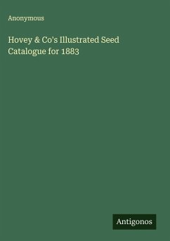 Cover Hovey & Co's Illustrated Seed Catalogue for 1883