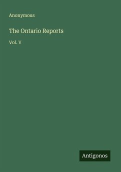 The Ontario Reports - Anonymous The Ontario Reports - Anonymous