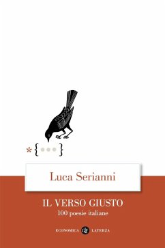 Cover Il verso giusto. 100 poesie italiane