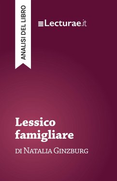 Cover Lessico famigliare - Natalia Ginzburg (analisi del libro) (eBook, ePUB)