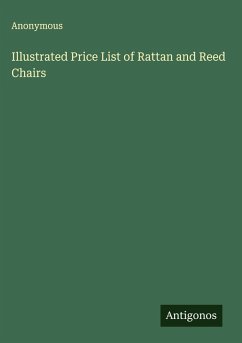Cover Illustrated Price List of Rattan and Reed Chairs