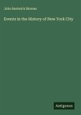 Events in the History of New York City