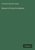 Manual of Forms for Baptism