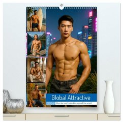 Cover Global Attractive (High Quality Premium Wall Calendar 2026 DIN A2 portrait),CALVENDO 12 Month Wall Calendar