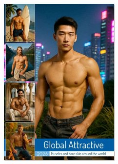 Cover Global Attractive (Desk Calendar 2026 DIN A5 portrait), CALVENDO 12 Month DeskCalendar