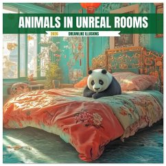 Animals in unreal rooms - Dreamlike Illusions (Wall Calendar 2026 12 × 12 Inch) CALVENDO 12 Month Wall Calendar