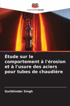 Cover Étude sur le comportement à l'érosion et à l'usure des aciers pour tubes de chaudière