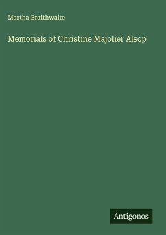 Cover Memorials of Christine Majolier Alsop