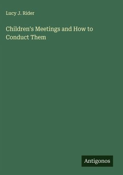 Cover Children's Meetings and How to Conduct Them