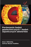 Porównanie bada¿ geotechnicznych i bada¿ sejsmicznych odwiertów Porównanie bada¿ geotechnicznych i bada¿ sejsmicznych odwiertów