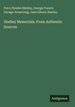 Cover Shelley Memorials. From Authentic Sources