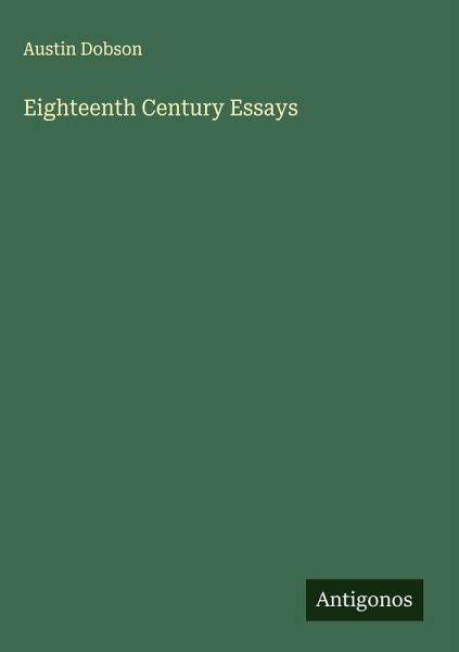 Eighteenth Century Essays Eighteenth Century Essays