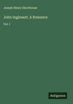 Cover John Inglesant. A Romance