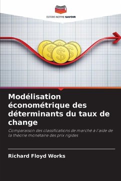 Cover Modélisation économétrique des déterminants du taux de change