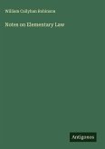 Notes on Elementary Law