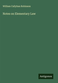 Cover Notes on Elementary Law