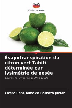 Cover Évapotranspiration du citron vert Tahiti déterminée par lysimétrie de pesée