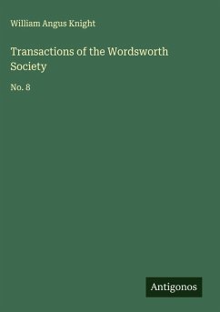 Cover Transactions of the Wordsworth Society