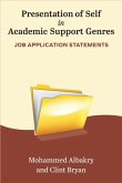 Presentation of Self in Academic Support Genres Presentation of Self in Academic Support Genres