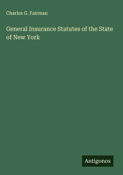 Cover General Insurance Statutes of the State of New York