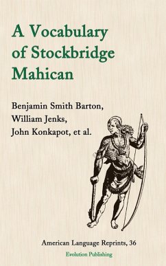 Cover A Vocabulary of Stockbridge Mahican