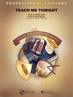 Cover Gene DePaul_Sammy Cahn Teach Me Tonight Big Band and Vocal Solo Partitur + Stimmen